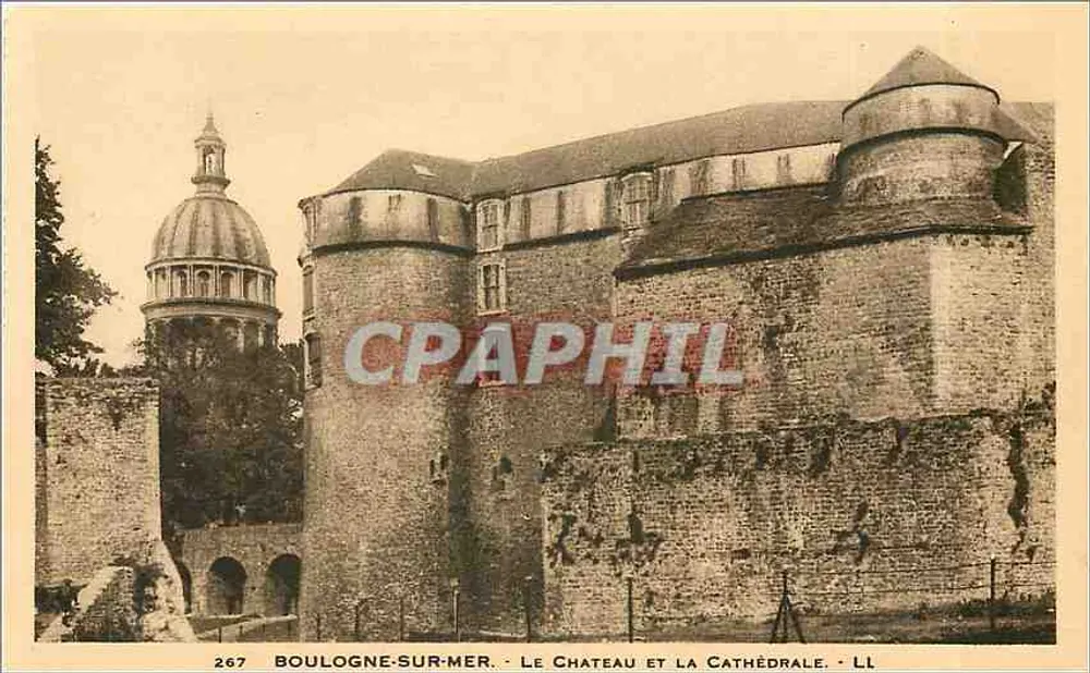 Boulogne-sur-Mer — Schloss und Kathedrale — LL — n° 267 - Vorderseite