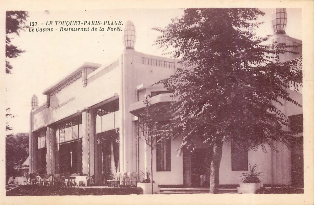 Le Touquet-Paris-Plage — Le Casino - Restaurant de la Forêt — Éditeur G. Artaud, Nantes - Recto