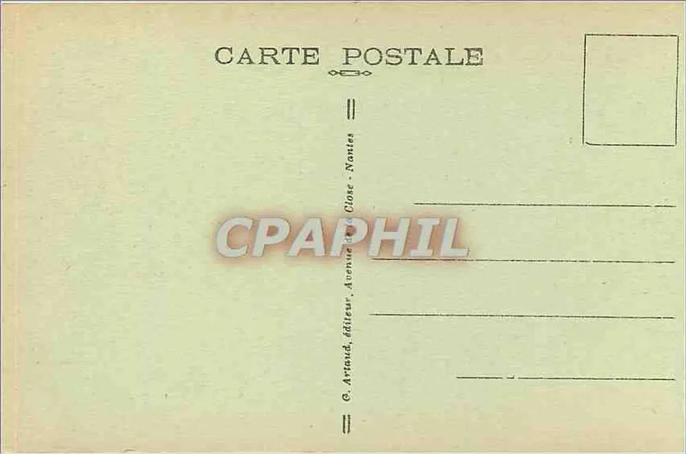Le Touquet-Paris-Plage — Le Casino - Restaurant de la Forêt — Éditeur G. Artaud, Nantes - Verso
