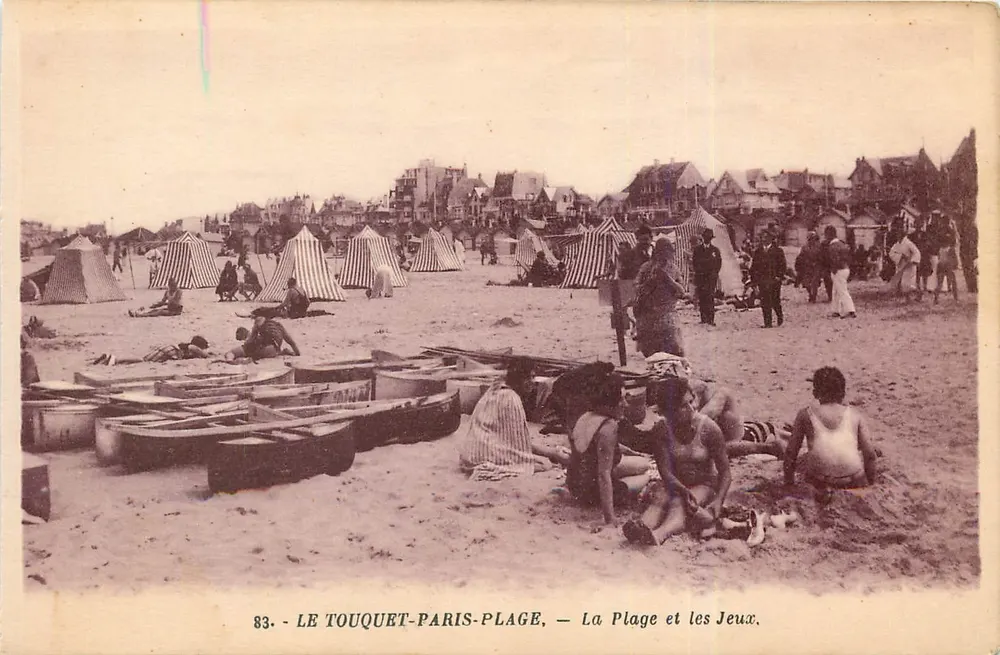 Le Touquet-Paris-Plage — La Plage et les Jeux — n°83 - Vorderseite
