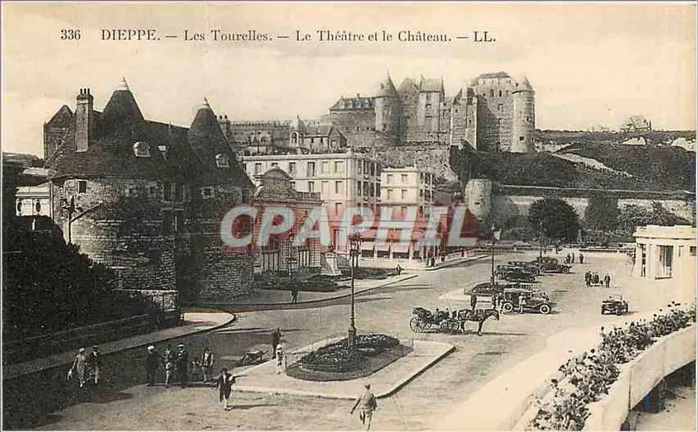 Dieppe — As Torres — O Teatro e o Castelo — LL. - Frente