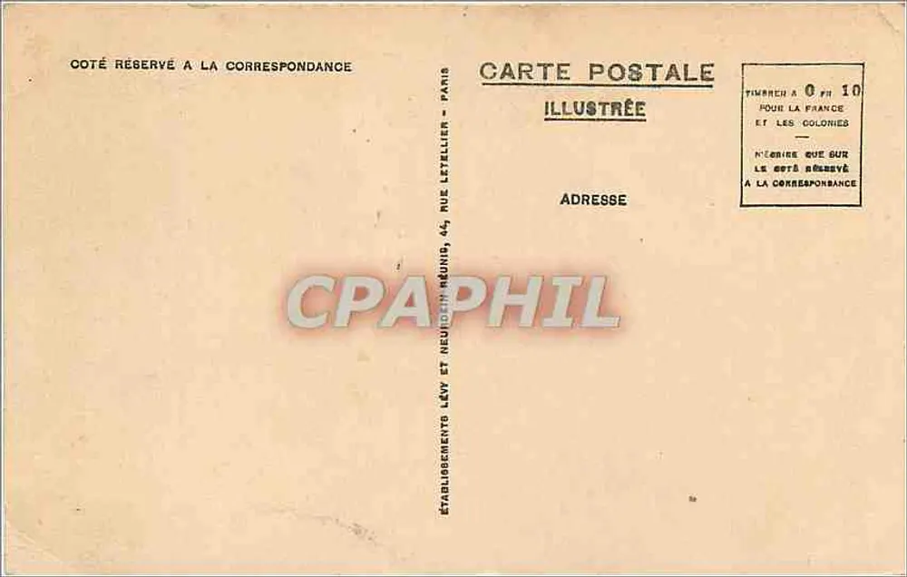 LOURDES — La Place de la Grotte et le Gave — LL. — N° 102 - Verso