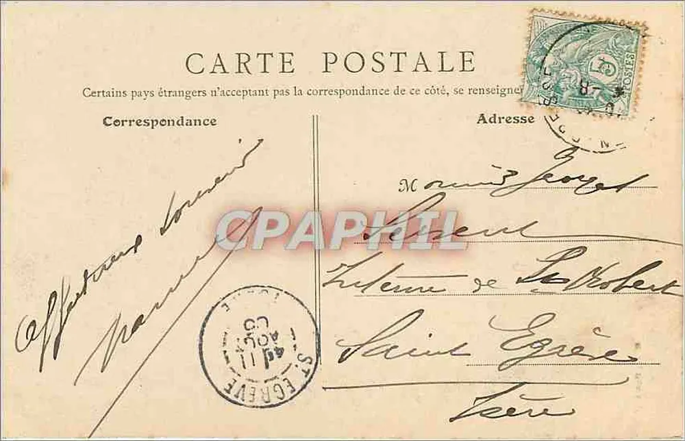 Igreja de Brou (Ain) — Os Stalles — B. F., Paris - Verso