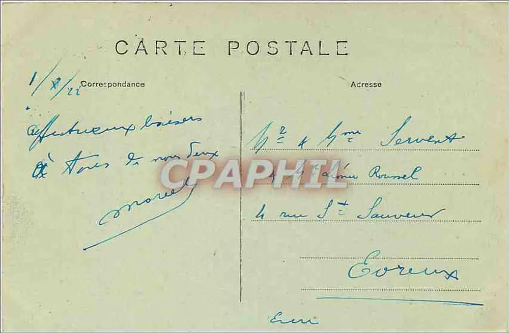 Soissons — Der Cloister-Platz und die Kapelle des Colleges — Edit. Nougarède - Rückseite
