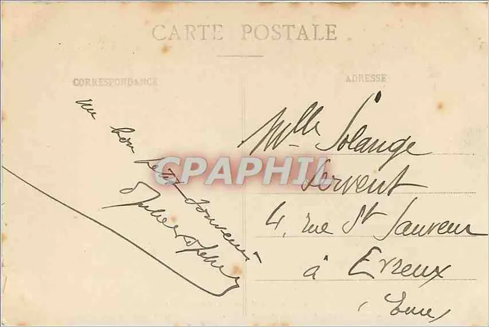 Castelo de Anet — Vista geral — Ch. Fourceault, editor, Dreux - Verso