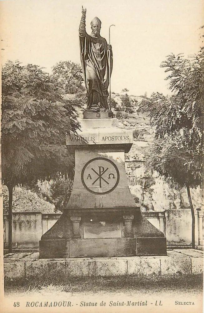 Rocamadour — Estátua de São Martial — Selecta - Frente