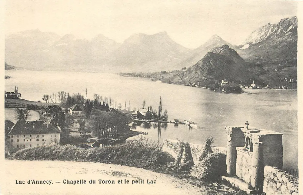 Lac d'Annecy — Chapelle du Toron et le petit Lac — Éditeur LAMARTE - Recto