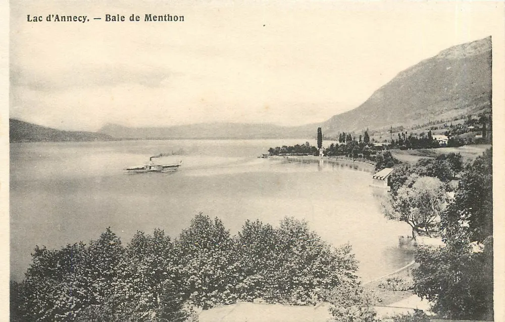 Lac d'Annecy — Baai van Menthon — Uitgever niet zichtbaar - Voorkant