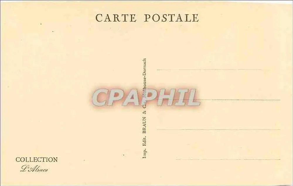 Colmar — Galeria Molly — editor Braun & Cie, Dornach - Verso