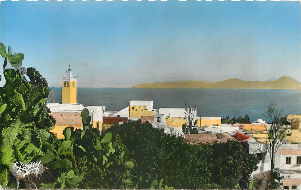 Sidi Bou Said (Tunisie) — Vue générale sur le Golfe — Exclusivité G. LEVY, Tunis - Recto