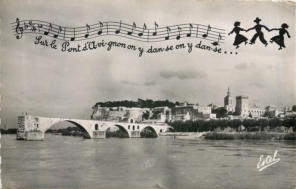 Pont d'Avignon — Chanson du Pont d'Avignon — Estel - Recto