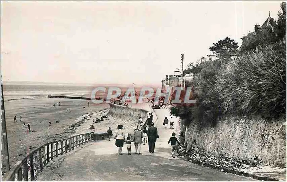 Villerville (Calvados) — A descida para a praia — Edição « La Cigogne » - Frente