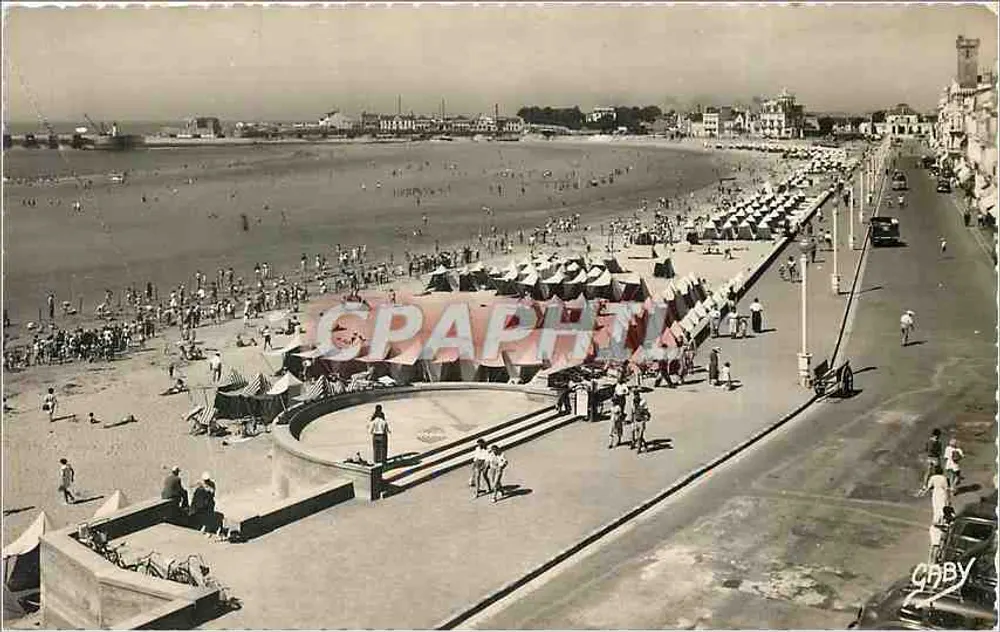 Les Sables-d'Olonne (Vendée) — A Praia — Edições Gaby - Frente