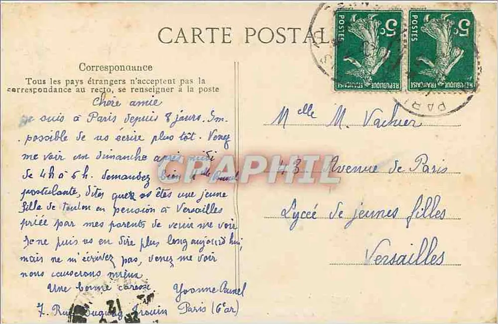 Versailles — Le Palais — Galerie des Batailles — The Palace - Gallery of the Battles - Verso