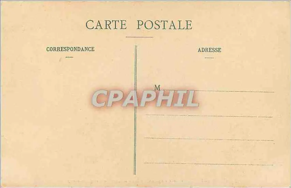 Versailles - Petit Trianon - Schlafzimmer von Marie-Antoinette — Verlag P. D. Paris, Nr. 229 - Rückseite