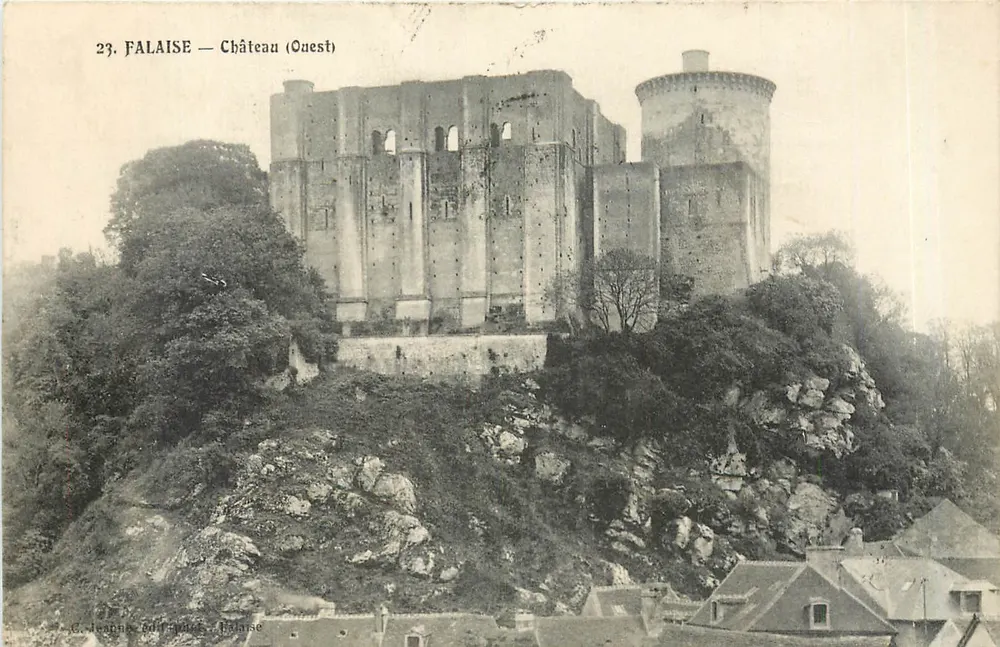 Falaise — Castelo (Oeste) — G. Jeannin, série 23 - Frente