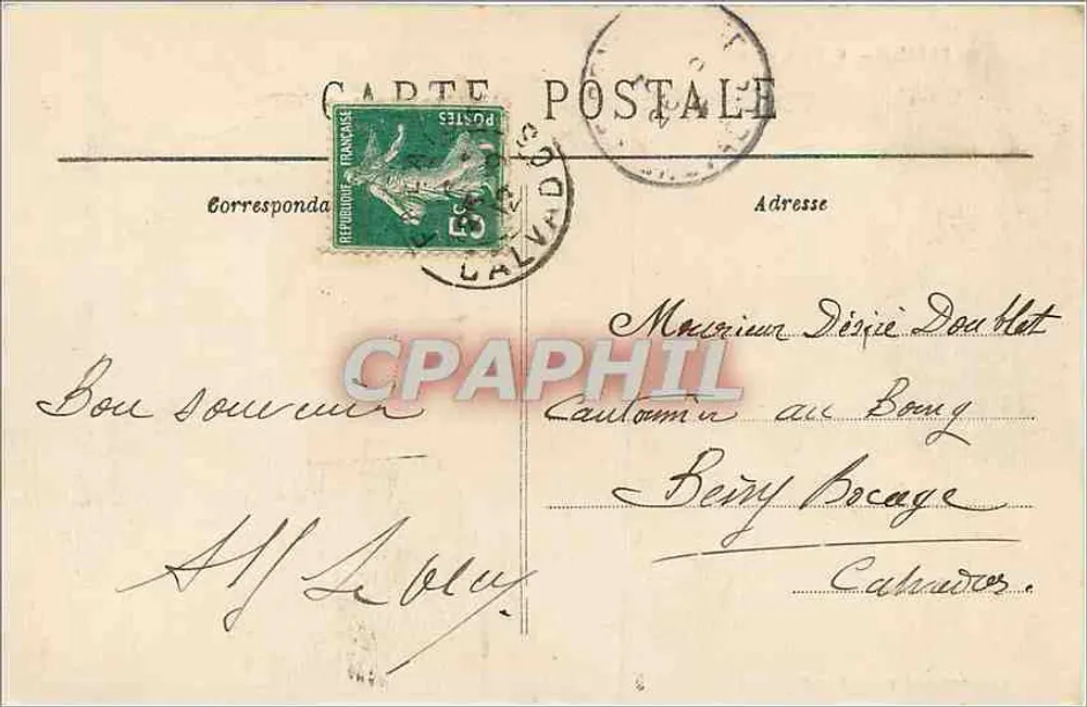 Falaise — Castelo (Oeste) — G. Jeannin, série 23 - Verso