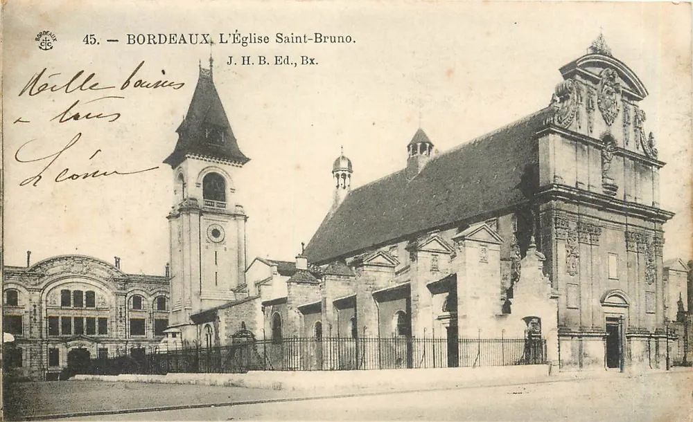 Bordeaux. A Igreja de São Bruno — J. H. B. Ed., Bx. — n°45 - Frente