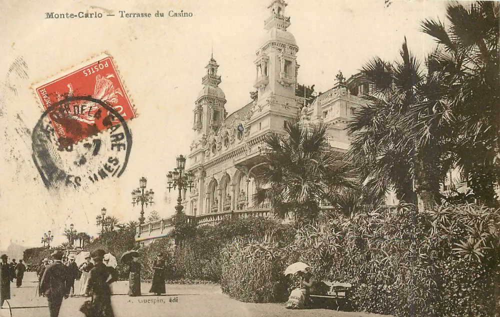 Monte-Carlo — Terraço do Casino — A. Guespin, édi - Frente