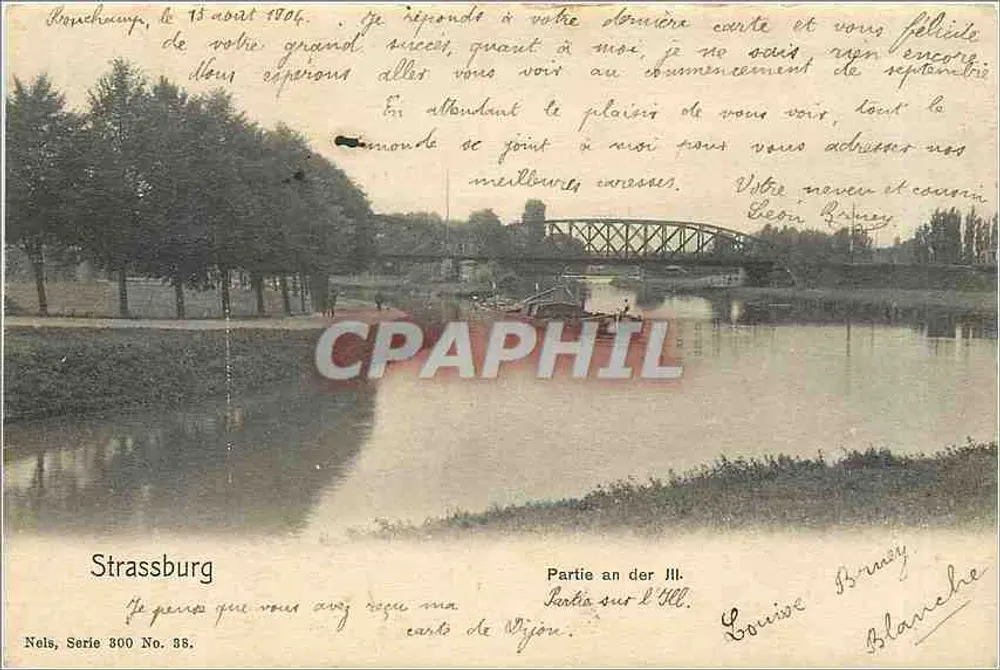 Strasbourg — Parte an der Ill. — Nels, Série 300 No. 38. - Frente