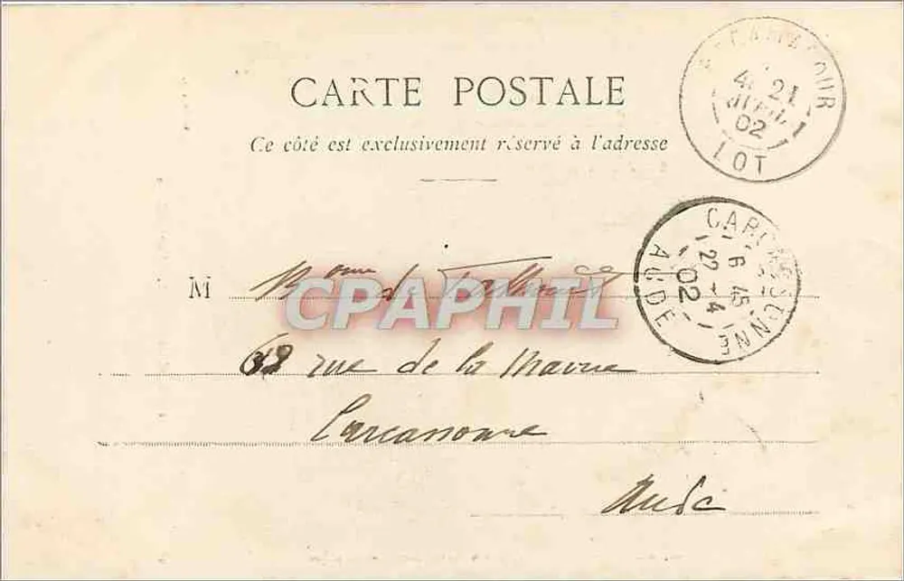 Rocamadour — Visão geral — Editor: Magasin du Pèlerinage, Série N°1 - Verso