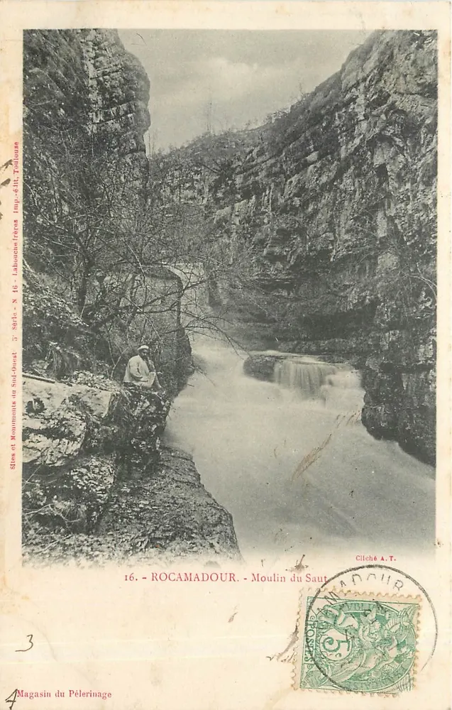 Rocamadour - Moinho do Salto — Loja do Pelerinato, série 16 - Frente
