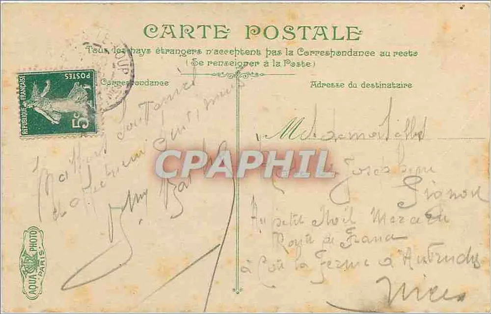 Gorges du Loup — Le Viaduc à la Ville — LVGC — n° 2893 - Verso