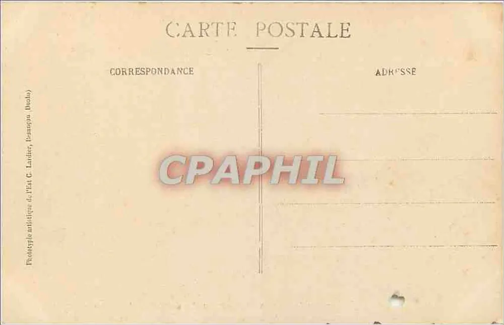 Vue générale prise de la Station du Funiculaire de Beauregard — C. L. B. - Verso