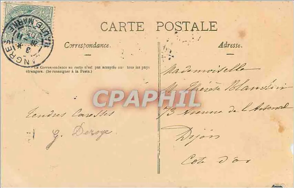 Langres - Kerk van Sint Mamme — Boekhandel Dairet en n° 7 - Achterkant