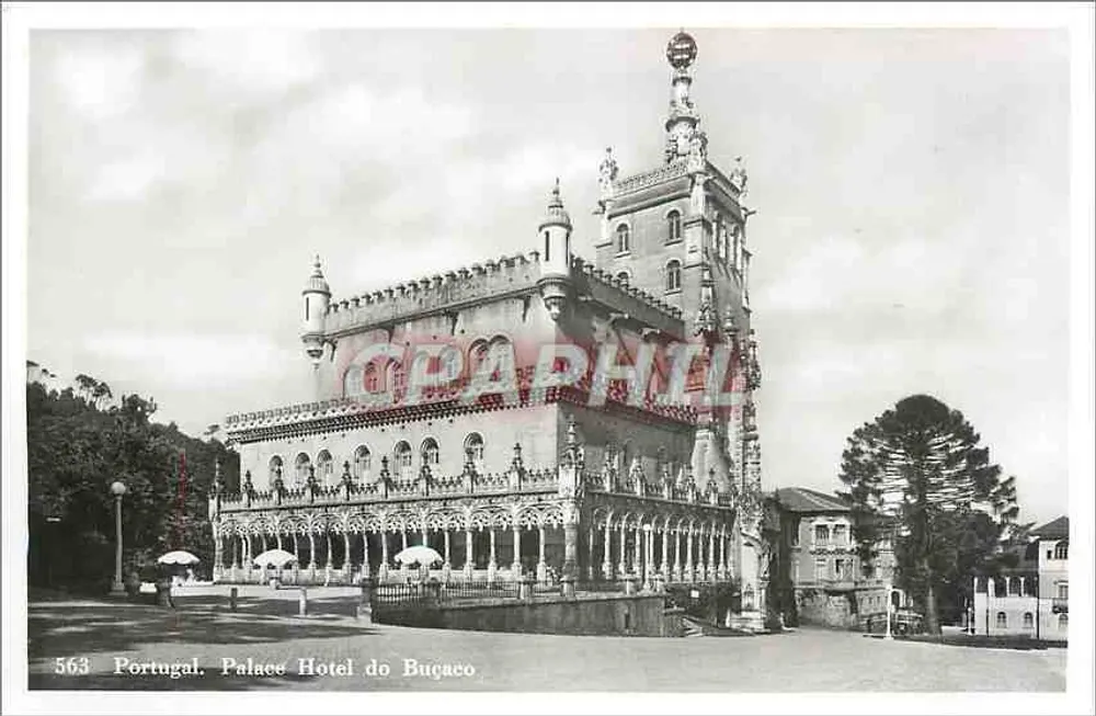 Portugal. Palazzo Hotel do Buçaco — Ed. Torres, n° 563 - Voorkant