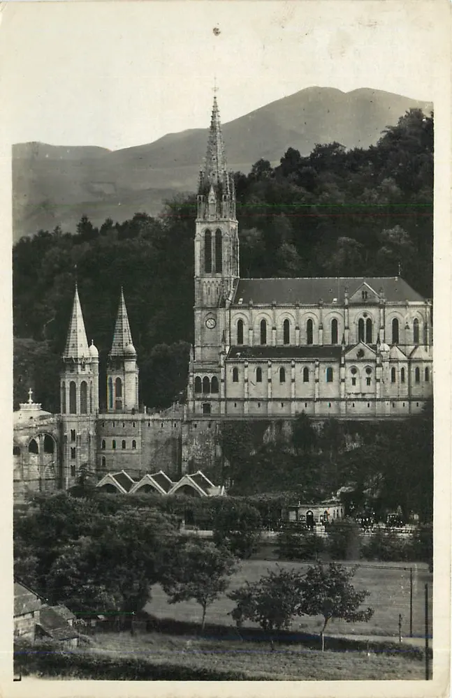 Basílica de Nossa Senhora de Lourdes — Editor P. DUCET, n°59 - Frente