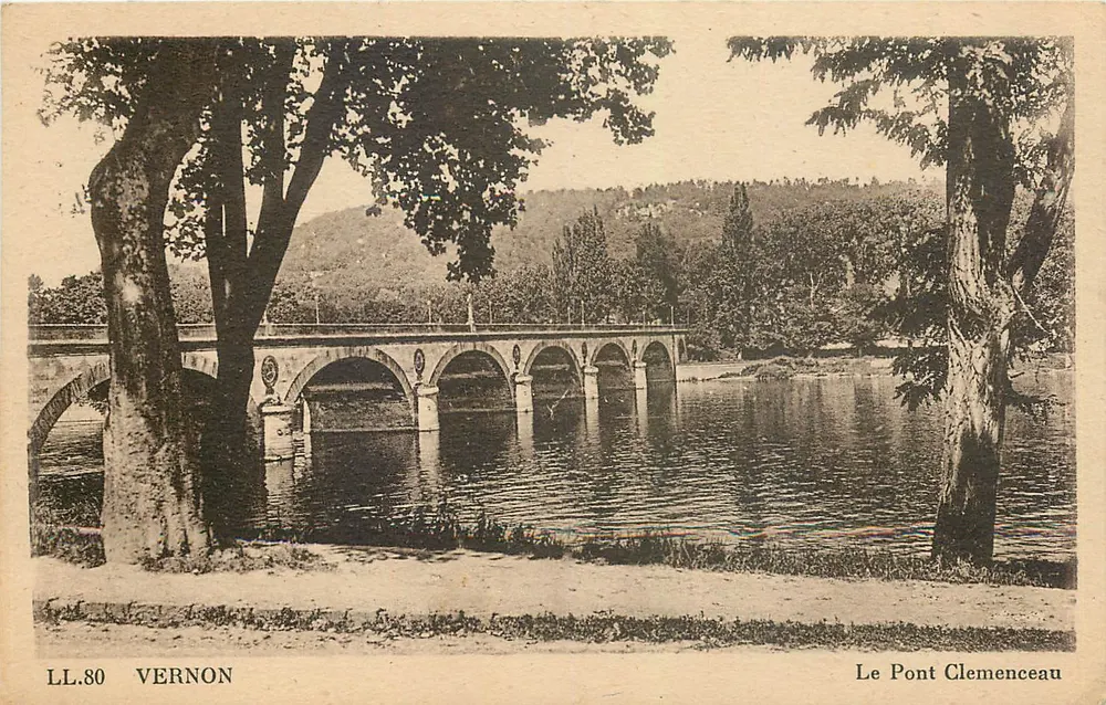 Most Clemenceau — Vernon — LL.80 - Awers