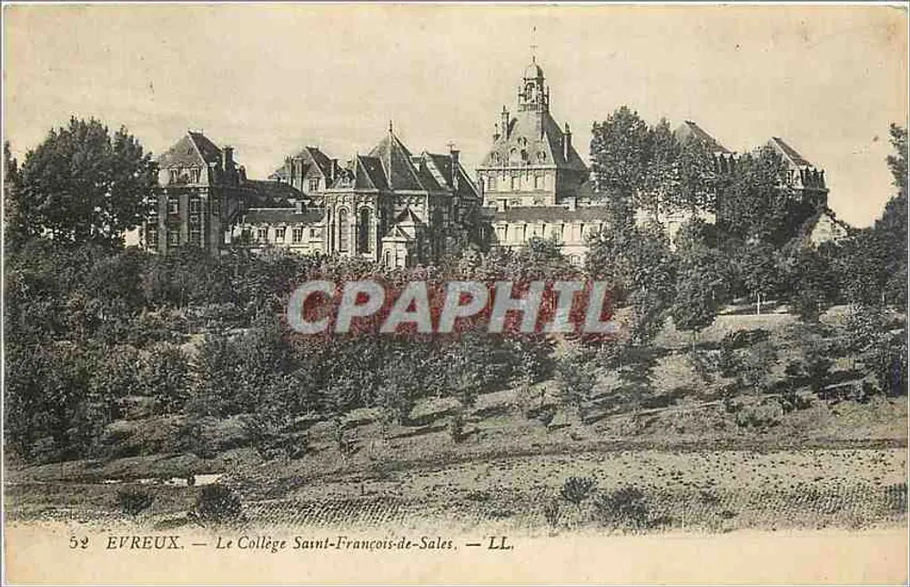 Evreux — Das Kollegium Saint-François-de-Sales — LL. Nr. 52 - Vorderseite