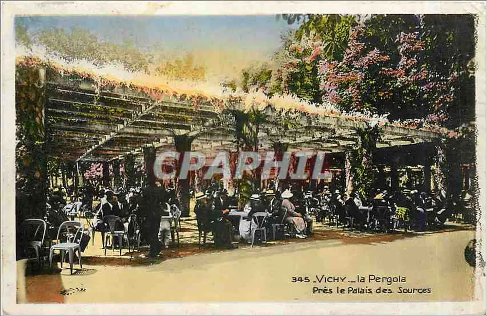 Vichy — la Pergola Près le Palais des Sources — édition La Cigogne - Recto