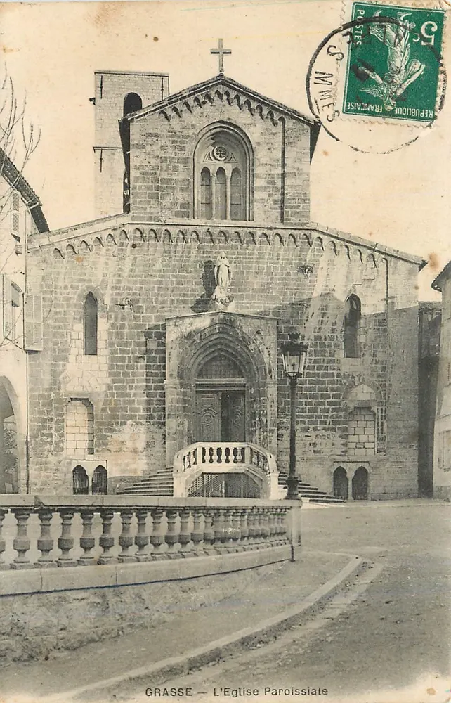 Grasse — A Igreja Paroissial — editor L.P.M. Paris - Frente