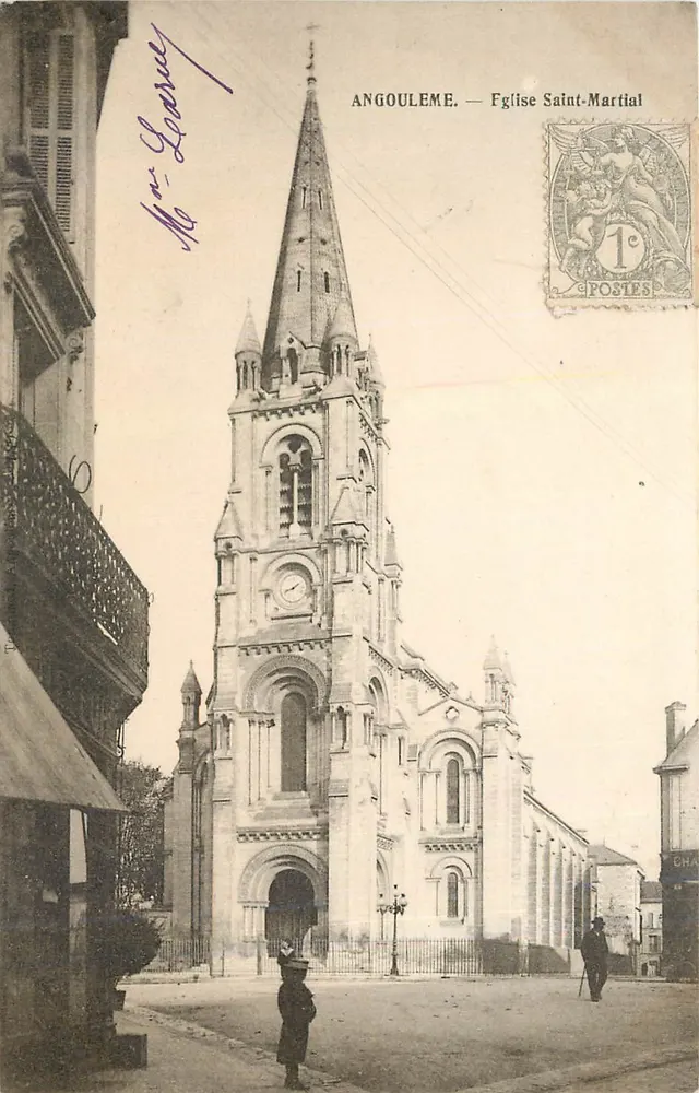 Angoulême — Chiesa di San Martino — Editore Chaix - Recto