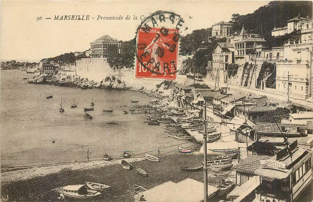 Marselha - Promenade da Corniche — editor desconhecido, n° 96 - Frente