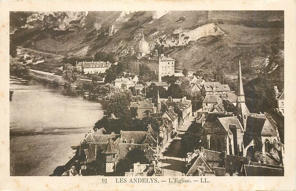 Les Andelys — A Igreja — LL. - Frente