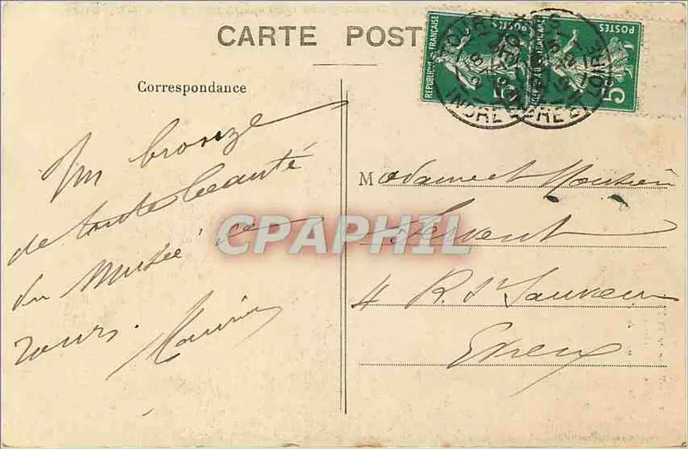 Diane Chasseresse - Museu de Tours - Diane de Houdon - Verso