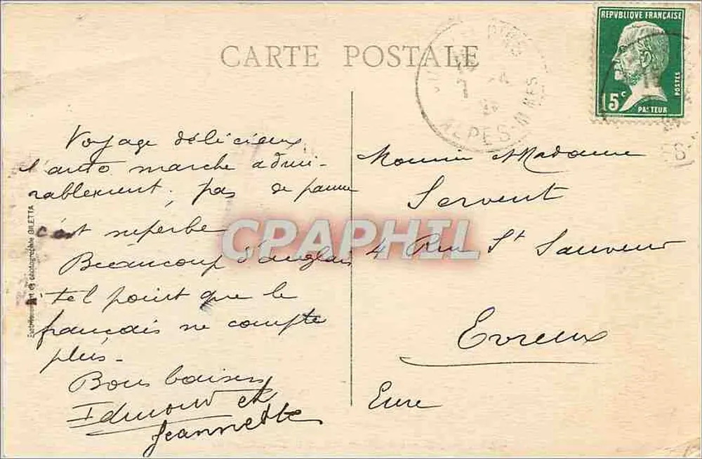 NICE - Promenade dos Estados Unidos — Edit. Giletta n°222 - Verso