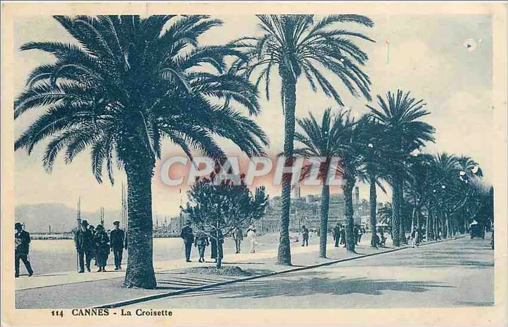 CANNES - A Croisette — edição de Cannes de France, n°114 - Frente