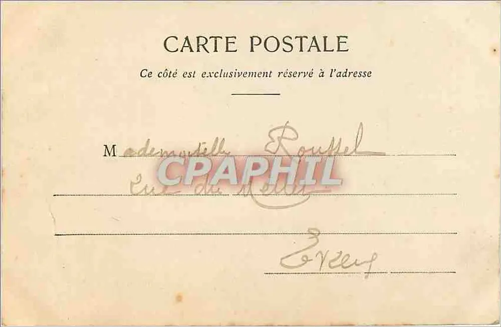 Sorriso e riso — Fisionomie — Foto tipo A. Bergeret et Cie, Nîmes - Verso