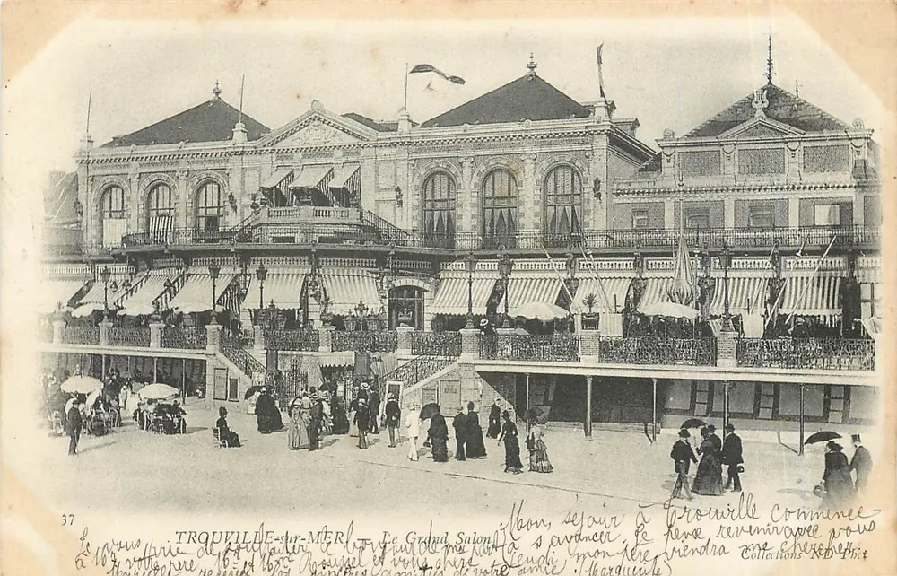 Trouville-sur-Mer — Le Grand Salon — Éditeur : Collections Néphil, n° 37 - Recto