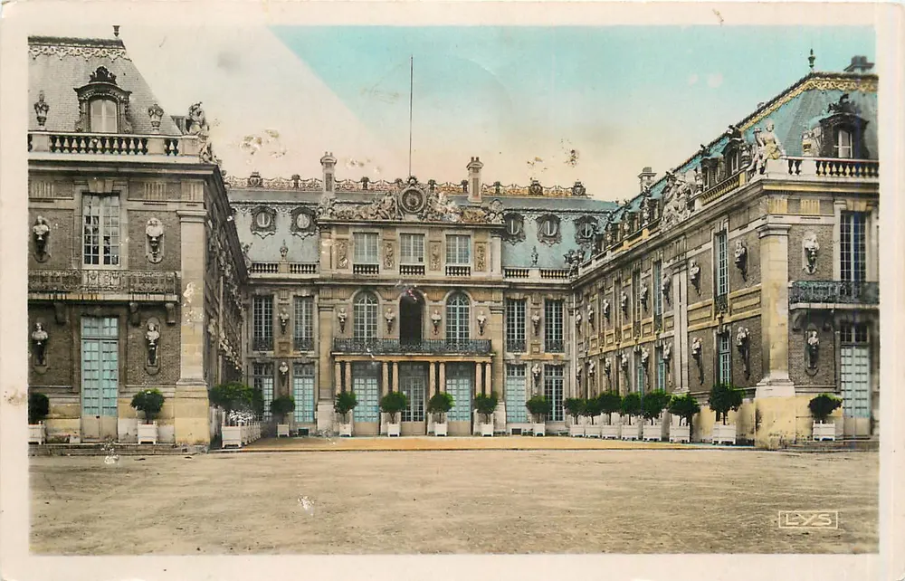 Versailles — A Cour de Marbre — Éditions d'Art d'Lyss, n°233 - Frente