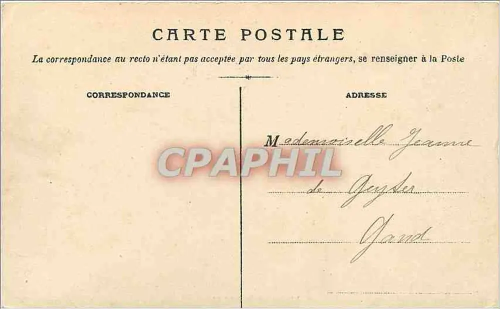Grenoble — L'Église Saint-Louis et la Rue Molière — éditeur non visible - Verso
