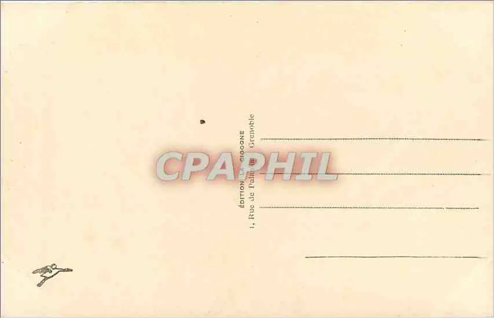 Grenoble — O Teleférico e o Monte Moucherotte (1906m) — Edição de Grenoble - Verso
