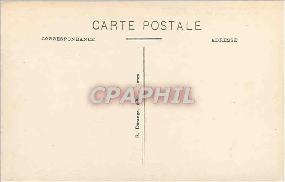 Azay-le-Rideau (Indre-et-Loire) — Le Château, façade méridionale — R. D. - Verso