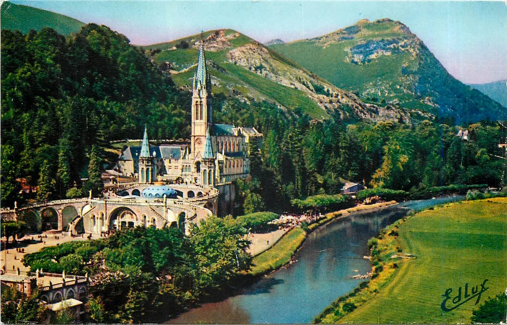 Lourdes — A Basílica e o Gave — Editor Edluf - Frente