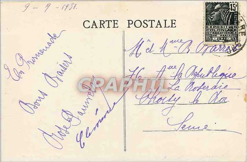 Besançon — Vallée de la Malate et route de la Suisse — Mazelitte & Mouney, édit. - Verso