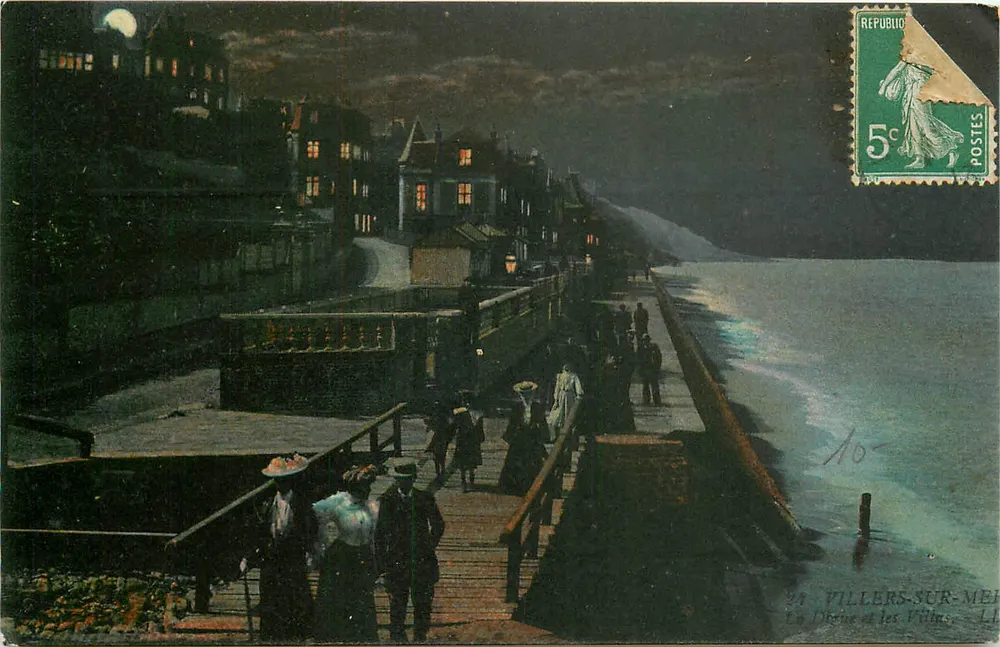La Digue und die Villas — VILLERS-SUR-MER — Verlag LL, Nr. 24 - Vorderseite